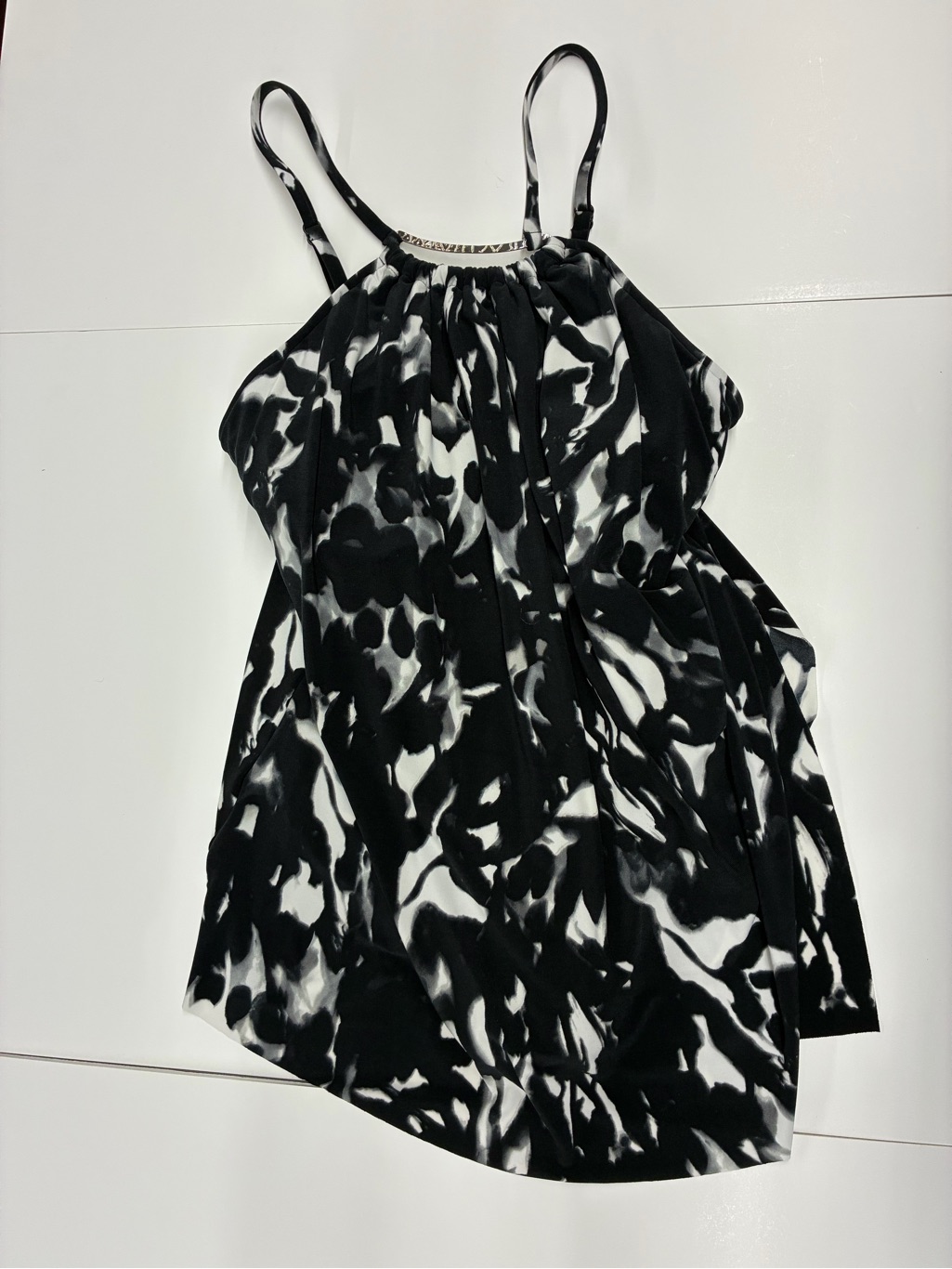 Magicsuit Black & White Abstract One-Piece Swimwear Size 10 New